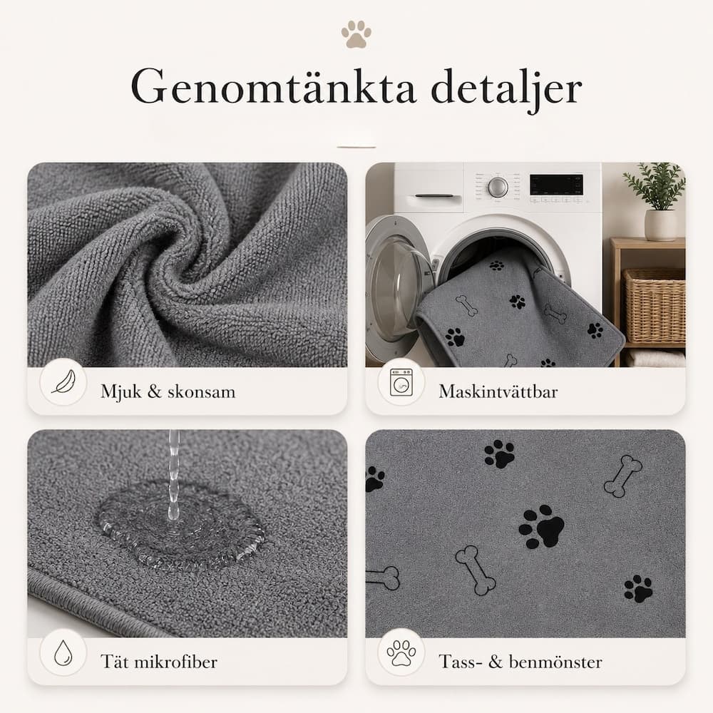 Hundfilt i Mikrofiber